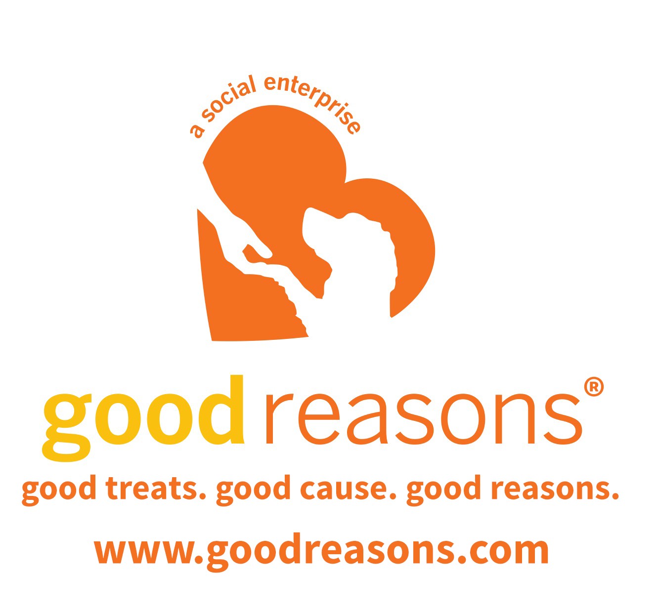 GR logo with new slogan and with website
