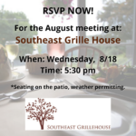 August Dinner Meeting