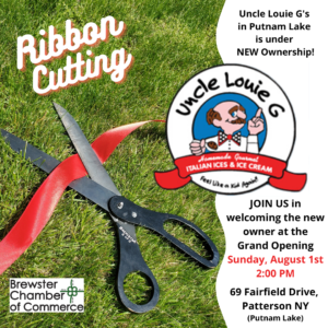 Ribbon Cut Uncle Louie G