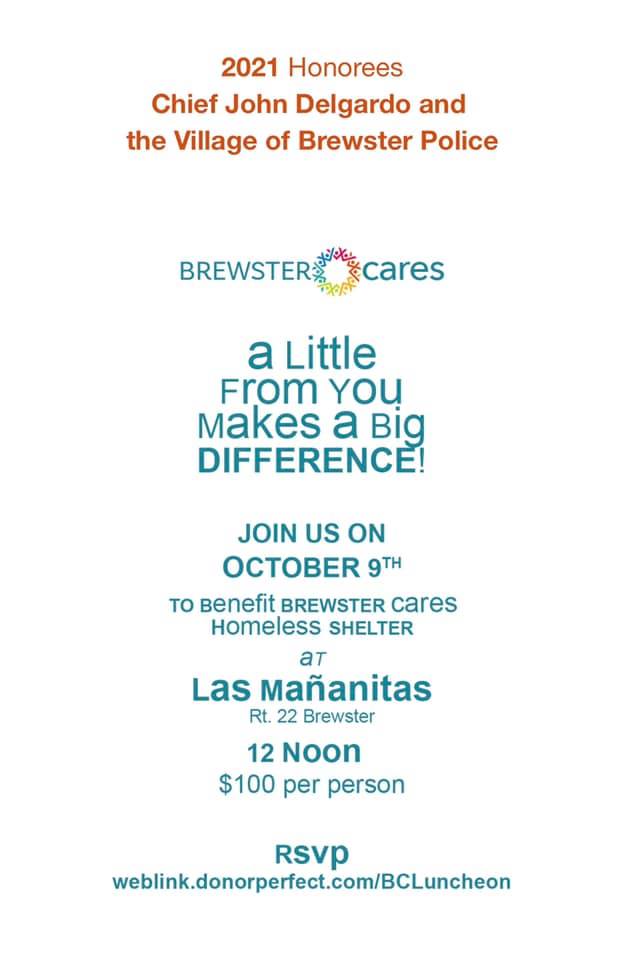 Brewster Cares Chief Del Gardo Fundraiser
