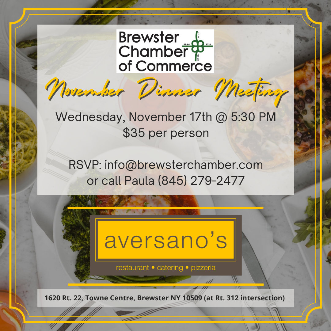 November Dinner Meeting & Board Elections