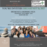 Breakfast B4 Biz at TULA Yoga for Wellness