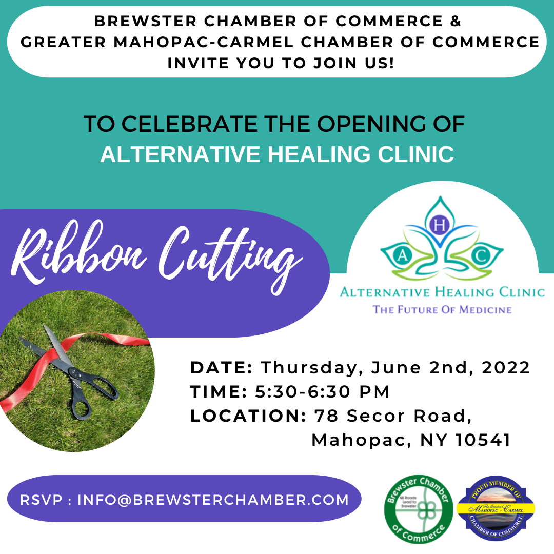 Ribbon-Cutting for Alternative Healing Clinic (Joint-Chamber Event)
