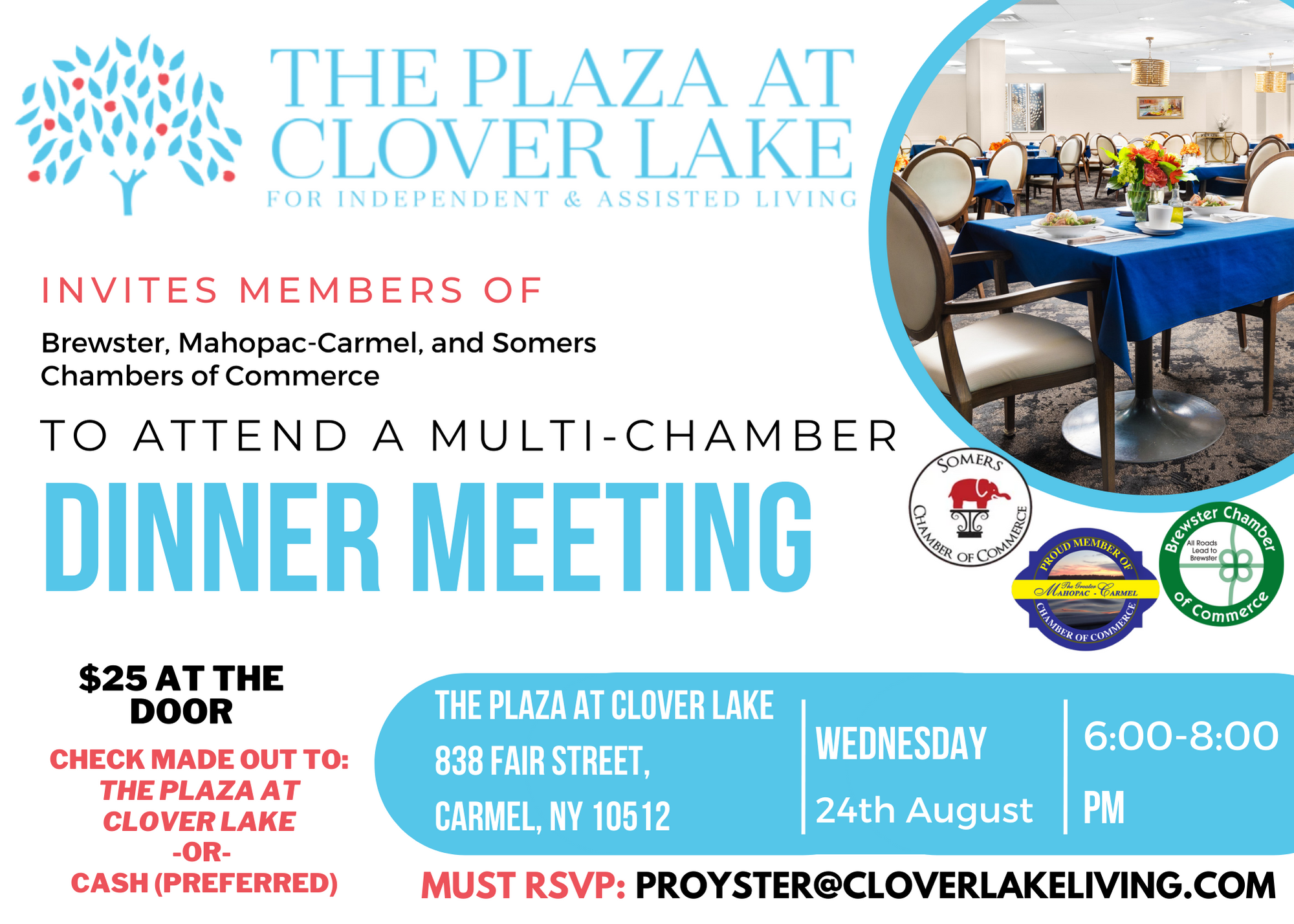August Dinner Meeting