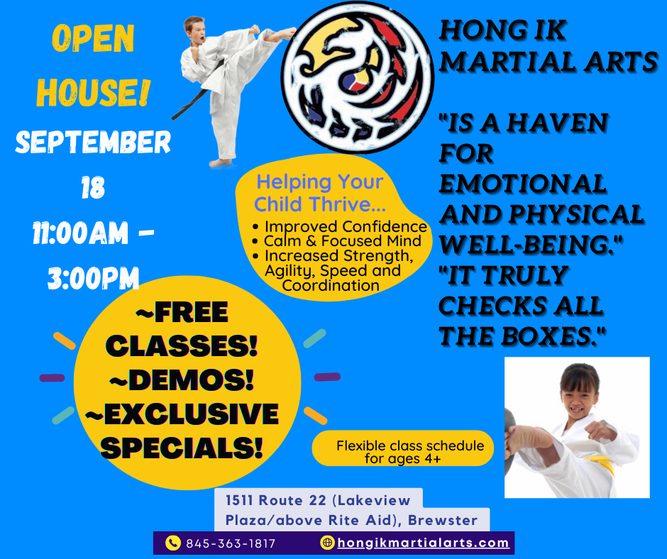 Open House at Hong Ik Martial Arts of Brewster