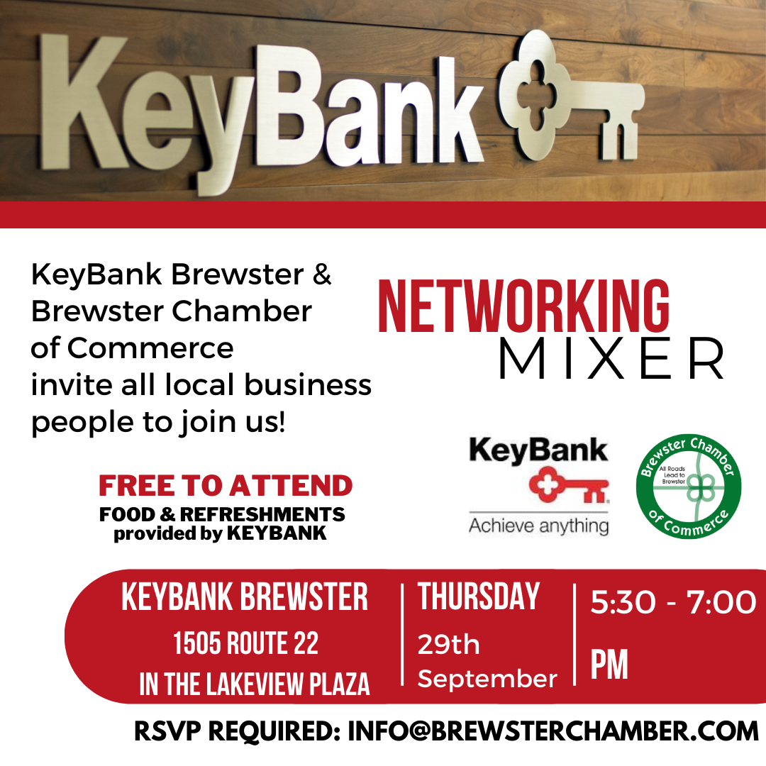 After Biz Mixer hosted by KeyBank Brewster