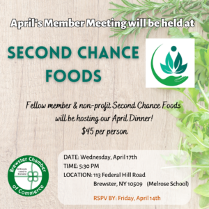 April Dinner Second Chance Foods 1