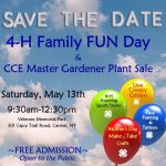 4H Family Fun Day & CCE Master Gardener Plant Sale